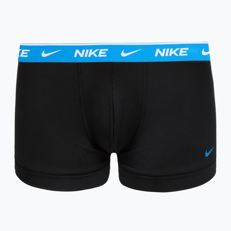 Боксерки чоловічі Nike Cotton Stretch Trunk 3 pack open black 2