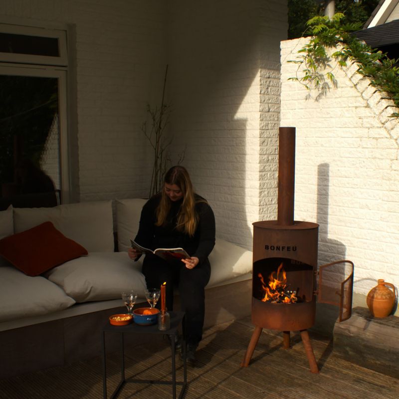  Камін садовий BonFeu BonTon corten 3