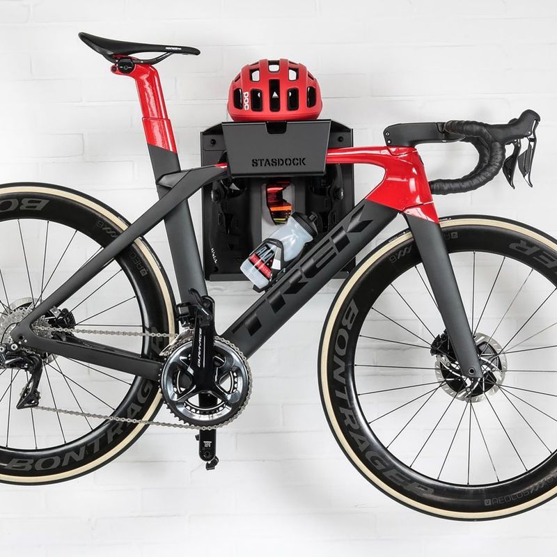 Вішак велосипедний настінний STASDOCK Bike Hanger happy black 4