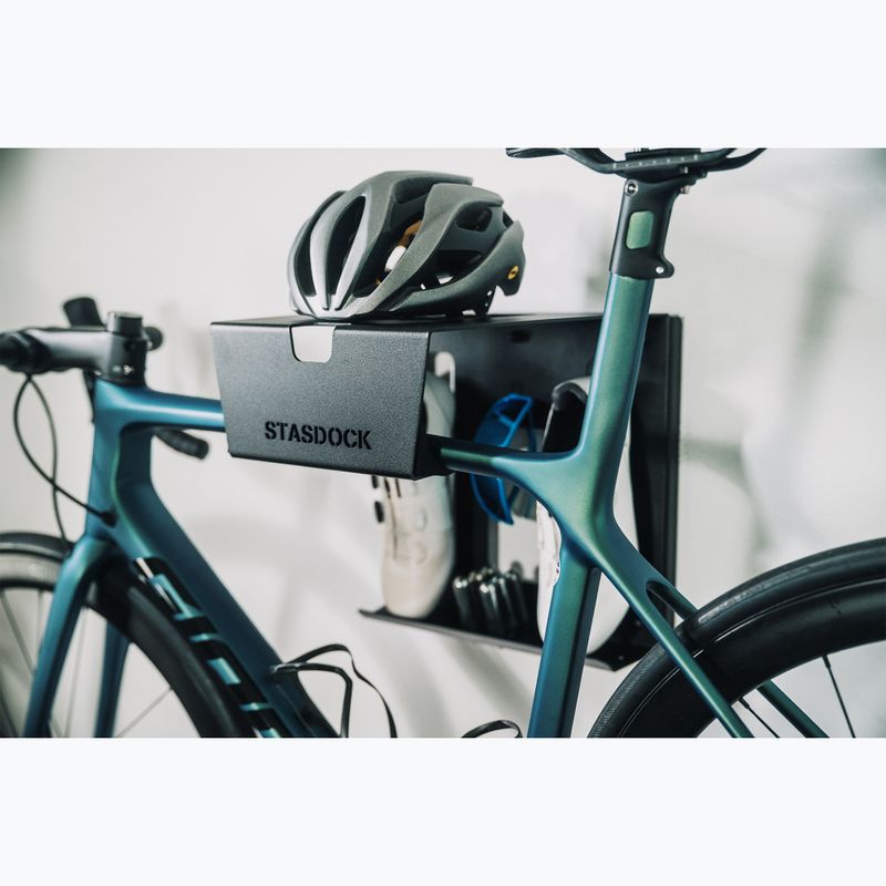 Вішак велосипедний настінний STASDOCK Bike Hanger happy black 7