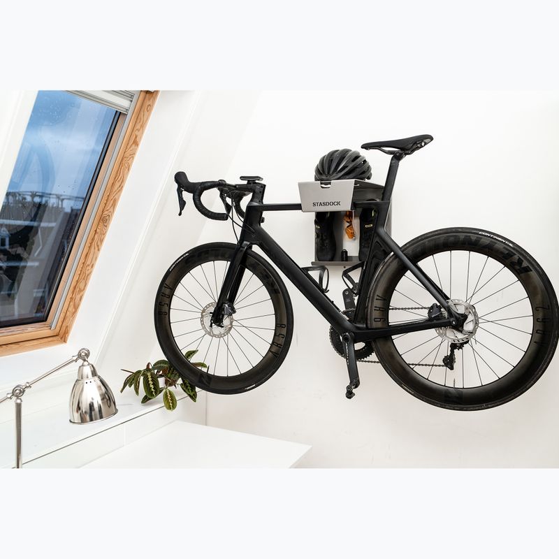 Вішак велосипедний настінний STASDOCK Bike Hanger deep silver 4