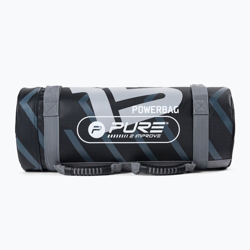 Мішок тренувальний 15 кг Pure2Improve Power Bag сіро-чорний P2I201730 2