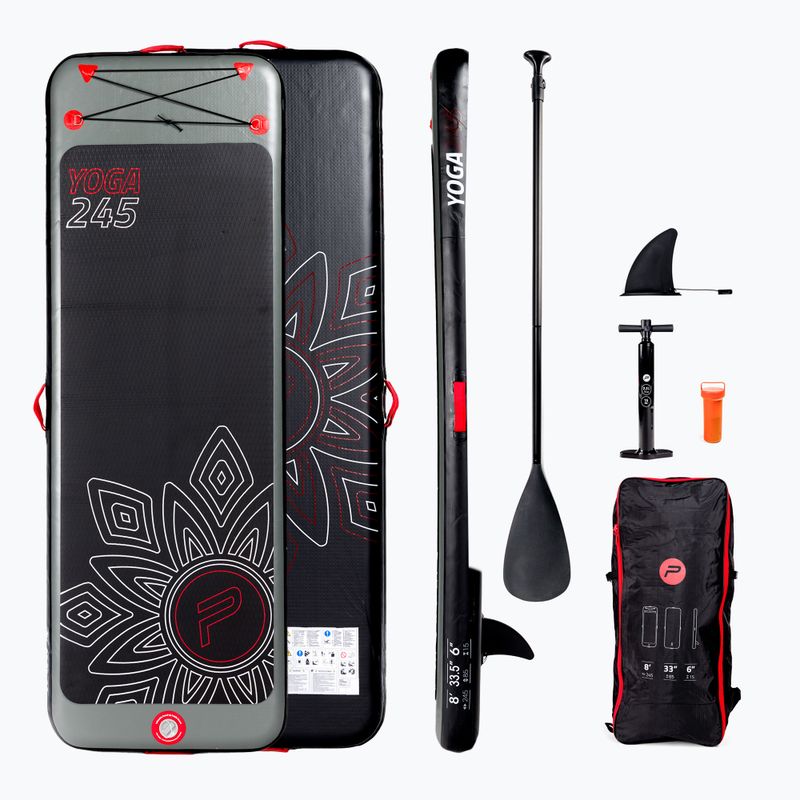 SUP дошка Pure4Fun Yoga 2.45m чорна P4F950180