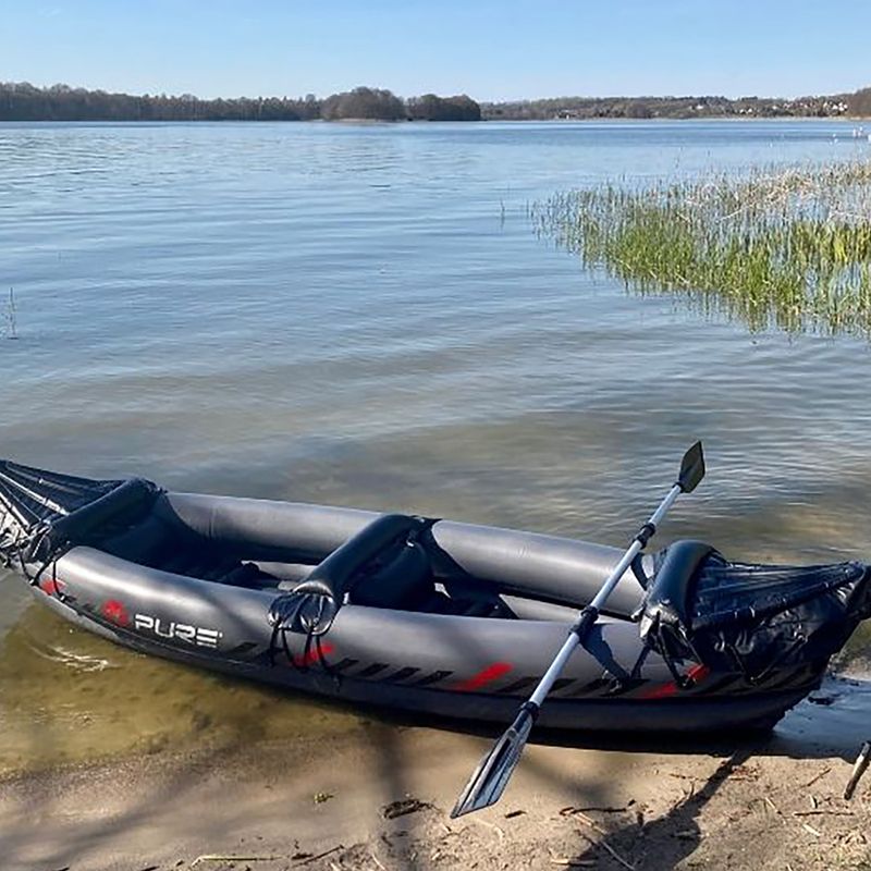 Байдарка надувна 2-місна Pure4Fun XPRO Kayak сіра P4F150040 2