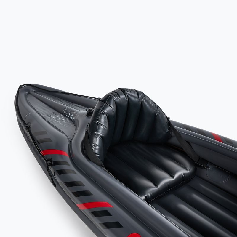 Байдарка надувна 2-місна високого тиску Pure4Fun XPRO Kayak 3.0 сіра P4F150130 6