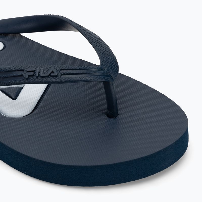 Жіночі шльопанці FILA Troy сукняні сині 7