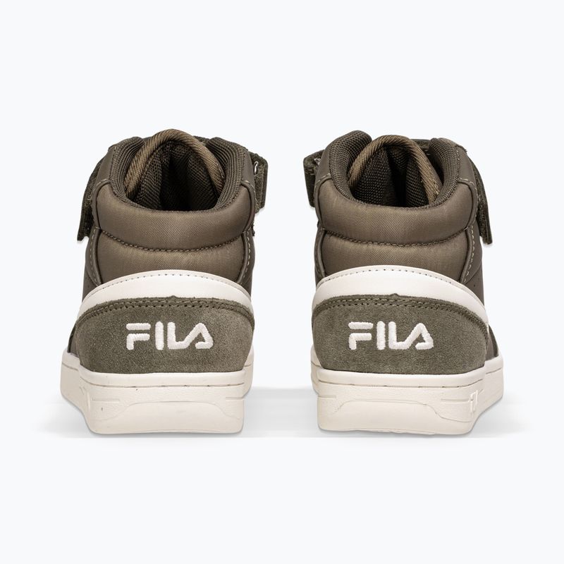 Дитячі кросівки FILA Crew Velcro Mid olive night 3