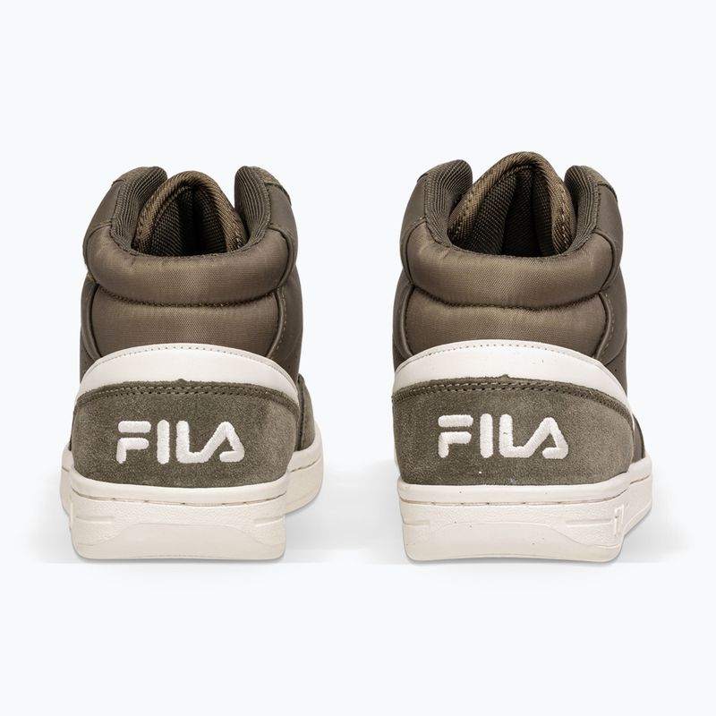 Дитячі кросівки FILA Crew Mid оливкові нічні 3