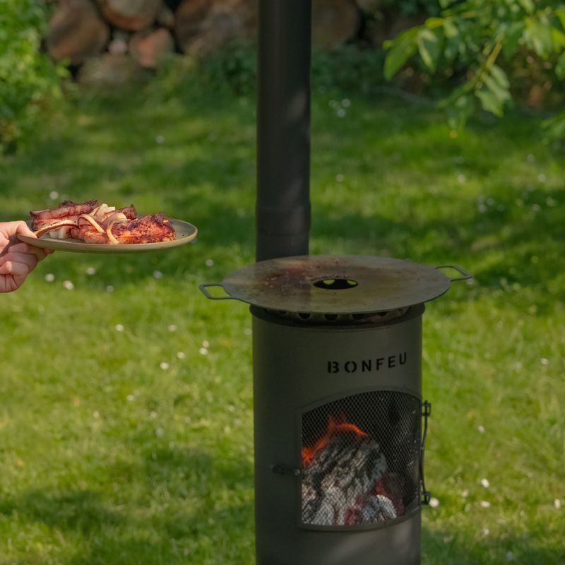  Камін садовий BonFeu Bongiano LP black 2