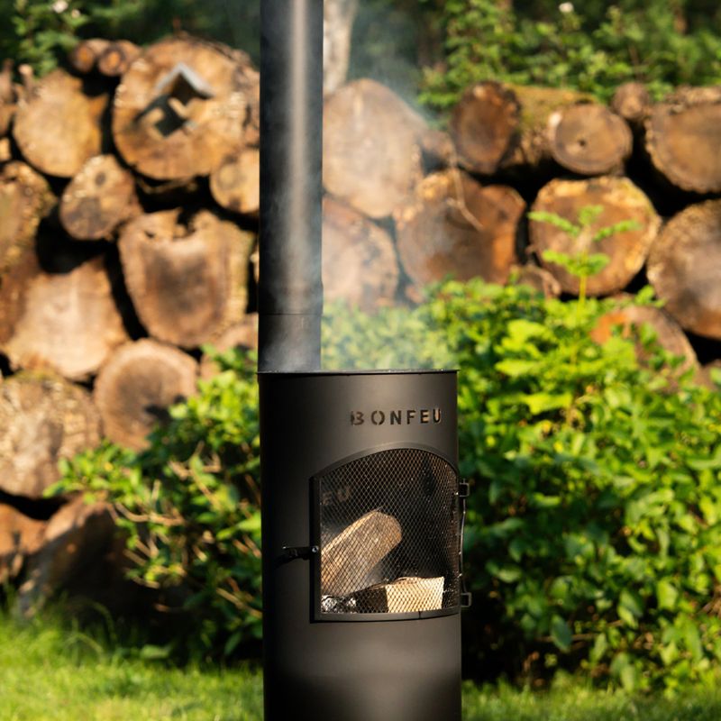 Камін садовий BonFeu Bongiano LP black 3