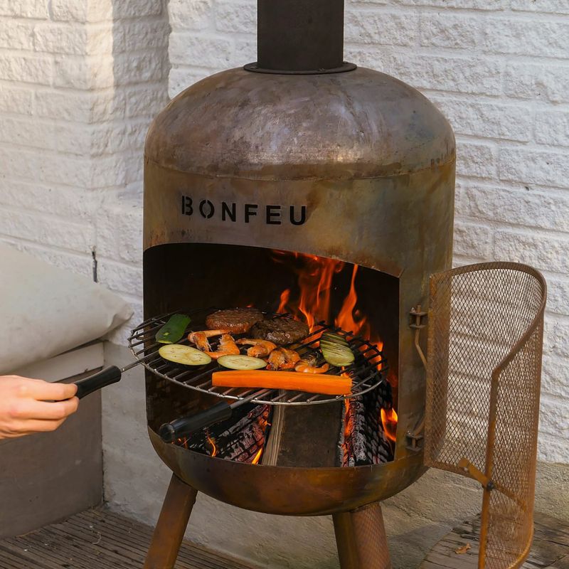  Камін садовий BonFeu BonBono black 11