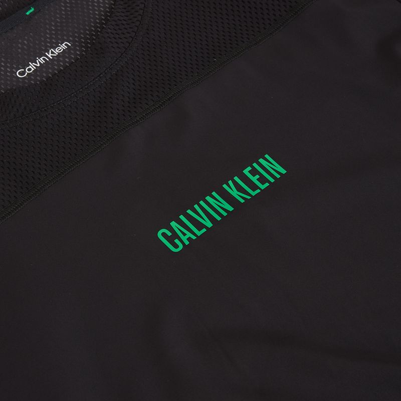Футболка чоловіча Calvin Klein LVGMS5K188 Baselayer black/blosson green logo 3