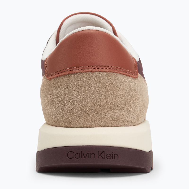 Кросівки чоловічі Calvin Klein HM0HM01714 Low Top Lace Up Repreve Mix Silver Mink/Vineyard Wine 6