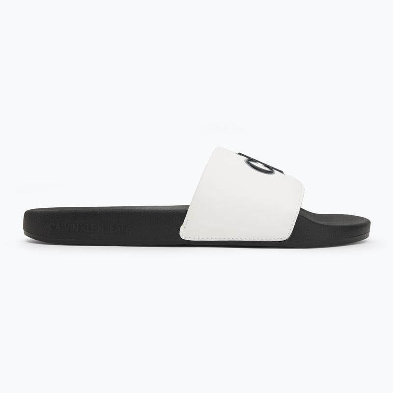 Шльопанці чоловічі Calvin Klein YM0YM01281 Jelly Mono PU Bright White/Black 2