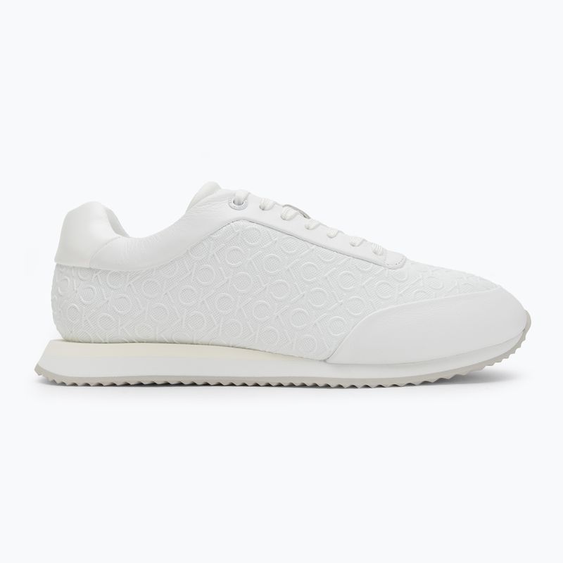 Кросівки жіночі Calvin Klein HW0HW02574 Runner Lace Up Mono Pu Triple Bright White 2