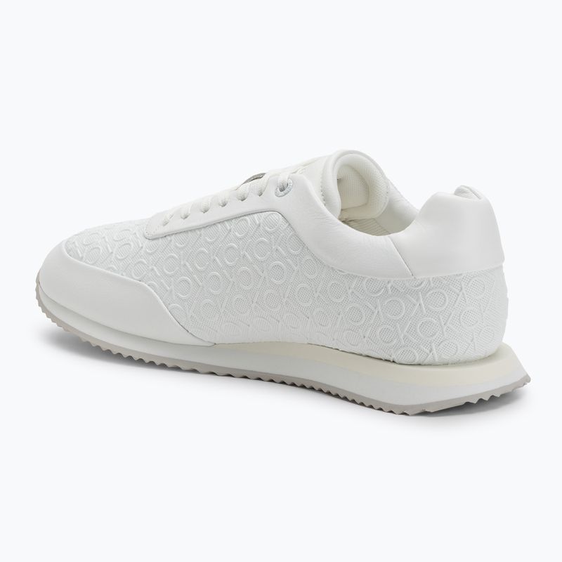 Кросівки жіночі Calvin Klein HW0HW02574 Runner Lace Up Mono Pu Triple Bright White 3