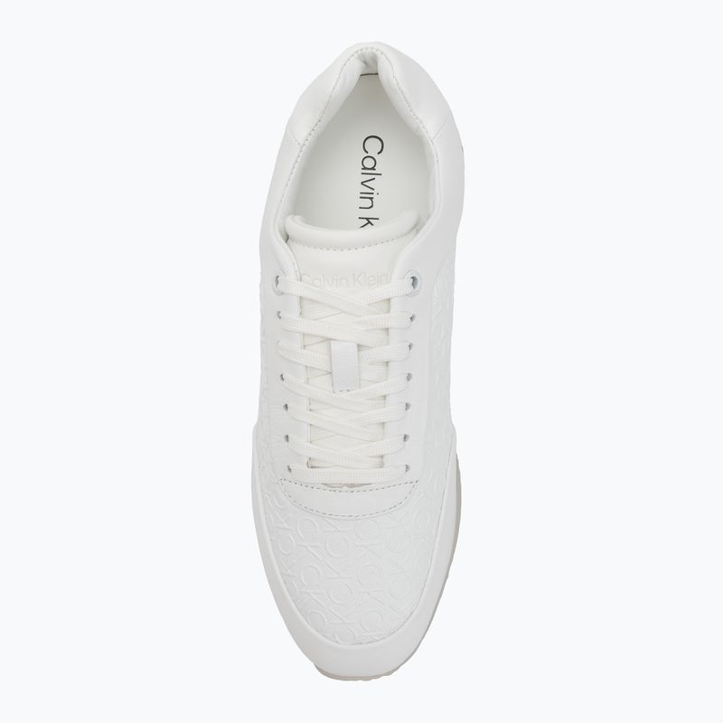 Кросівки жіночі Calvin Klein HW0HW02574 Runner Lace Up Mono Pu Triple Bright White 5