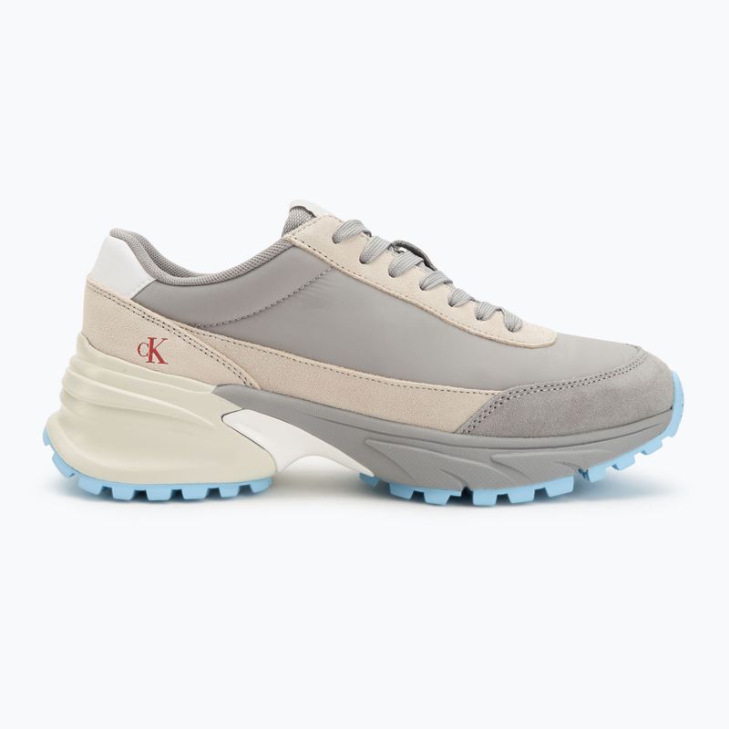 Кросівки жіночі Calvin Klein YW0YW01852 Hike Runner Mg Nylon Mix formal gray/eggsshell creamy/white 2