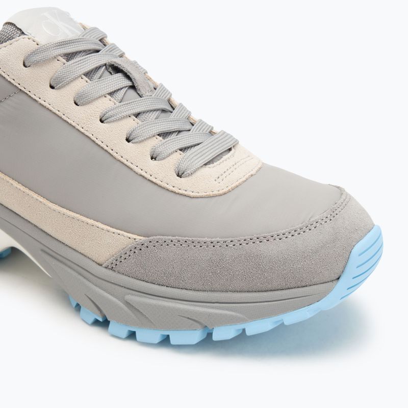 Кросівки жіночі Calvin Klein YW0YW01852 Hike Runner Mg Nylon Mix formal gray/eggsshell creamy/white 7