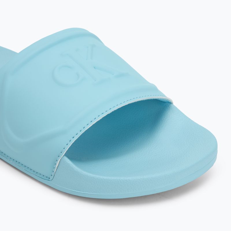 Шльопанці жіночі Calvin Klein YW0YW01879 Pu Hf Mg blue danube 7