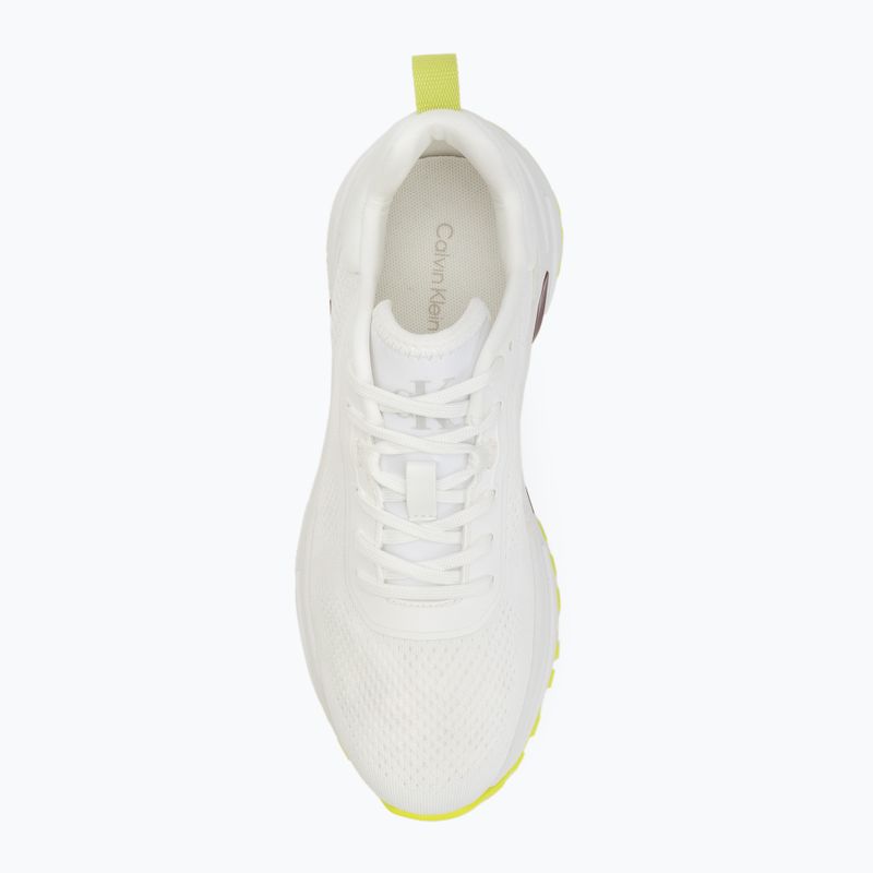 Кросівки жіночі Calvin Klein YW0YW01856 Hike Runner Mg Tech Knit bright white wild lime/andora 5