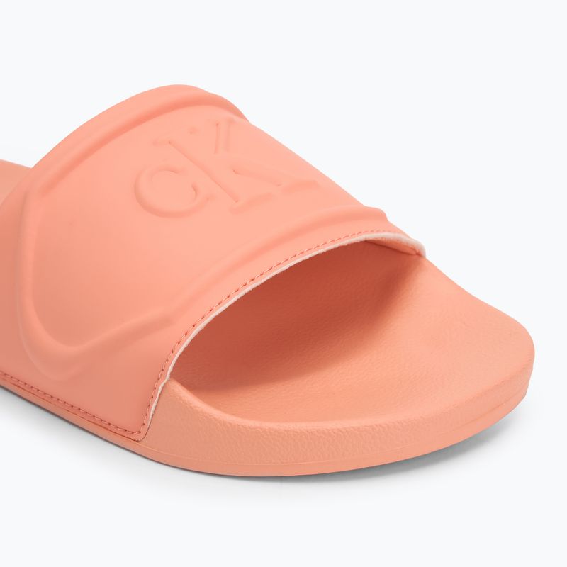 Шльопанці жіночі Calvin Klein YW0YW01879 Pu Hf Mg powder orange 7