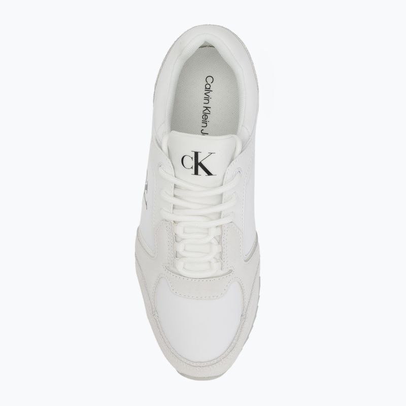Кросівки чоловічі Calvin Klein YM0YM01326 Retro Runner Sock Lace Up Ny-Su Bright White/Black 5