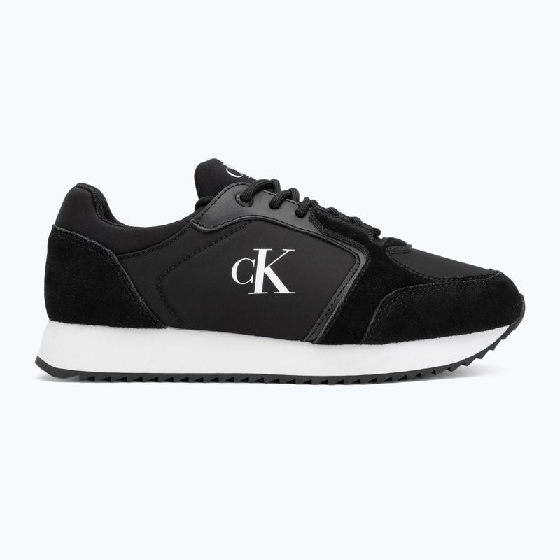 Кросівки чоловічі Calvin Klein YM0YM01326 Retro Runner Sock Lace Up Ny-Su Calvin Navy/Bright White/Gum 2