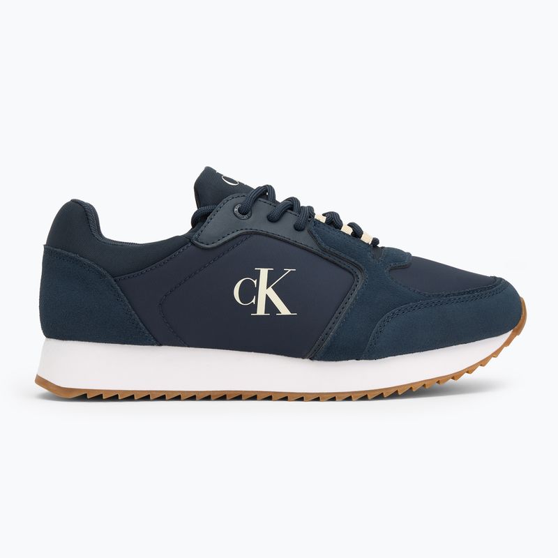 Кросівки чоловічі Calvin Klein YM0YM01326 Retro Runner Sock Lace Up Ny-Su Calvin Navy/Bright White/Gum 2