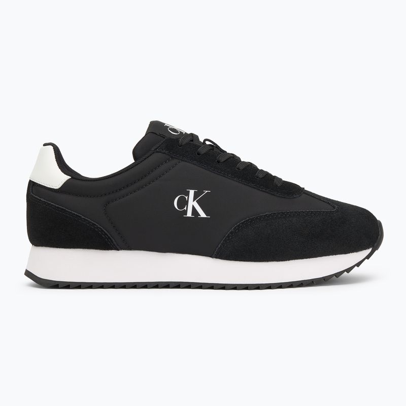 Кросівки чоловічі Calvin Klein YM0YM01325 Retro Runner Lace Up Ny-Su Black/Bright White 2