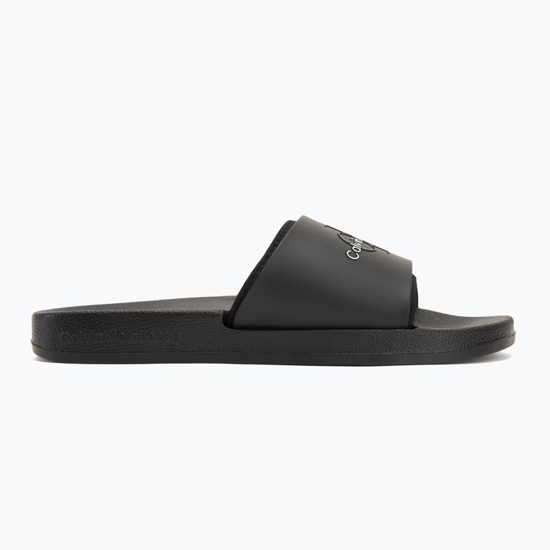 Шльопанці чоловічі Calvin Klein YM0YM00361 Slide Rubber Neoprene Monologo black 2
