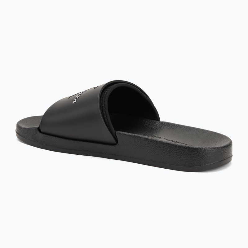 Шльопанці чоловічі Calvin Klein YM0YM00361 Slide Rubber Neoprene Monologo black 3