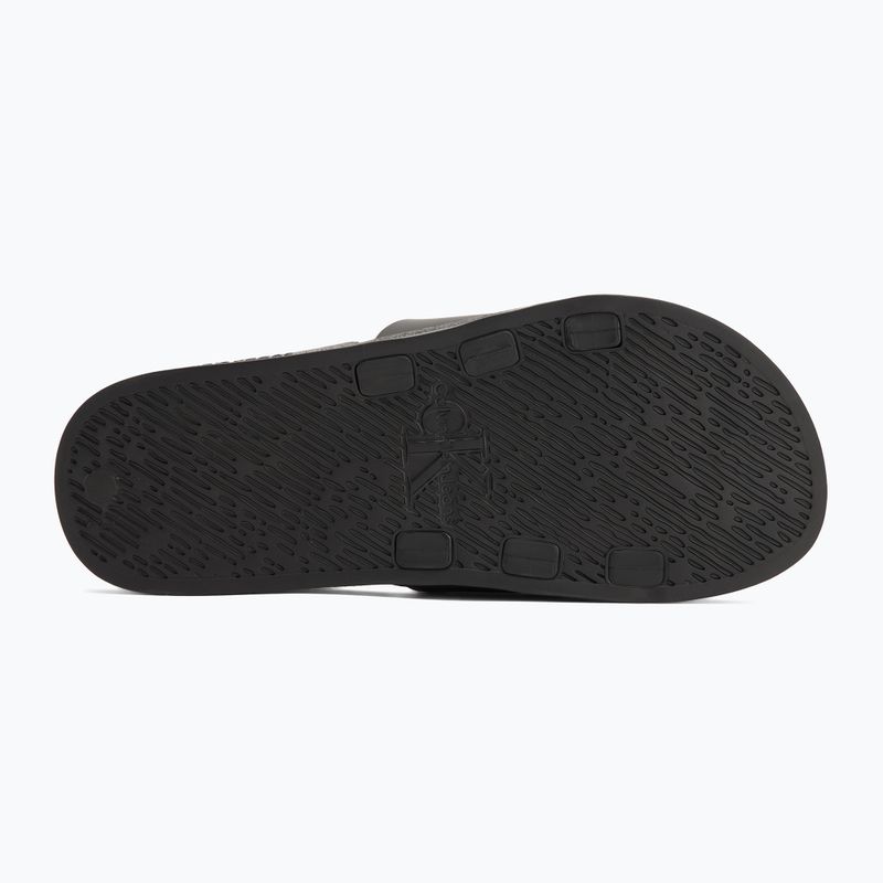 Шльопанці чоловічі Calvin Klein YM0YM00361 Slide Rubber Neoprene Monologo black 4