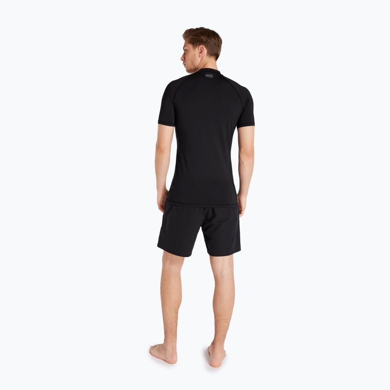 Футболка для плавання чоловіча Protest Prtcater rashguard чорна P7797201 3