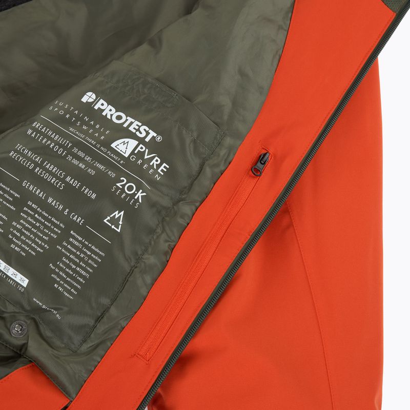 Куртка сноубордична чоловіча Protest Prttimothy burnt orange 6