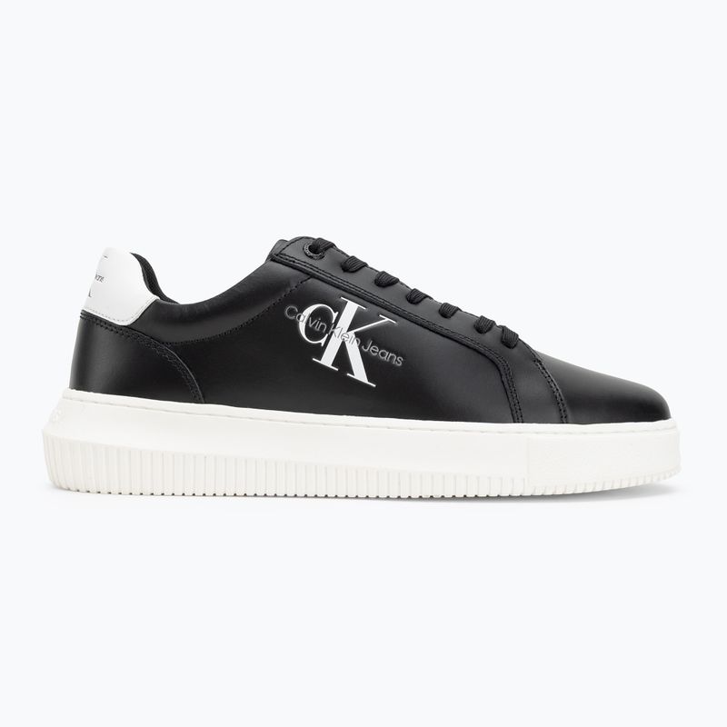 Кросівки чоловічі Calvin Klein YM0YM00681 Chunky Cupsole Monologo Lth triple black/bright white 2