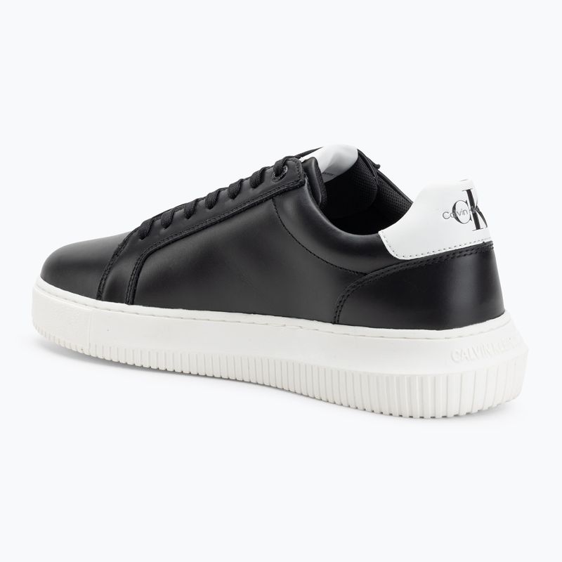 Кросівки чоловічі Calvin Klein YM0YM00681 Chunky Cupsole Monologo Lth triple black/bright white 3