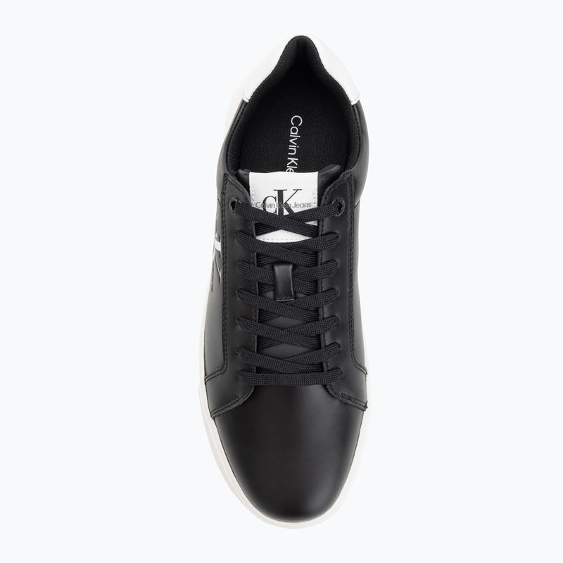 Кросівки чоловічі Calvin Klein YM0YM00681 Chunky Cupsole Monologo Lth triple black/bright white 5