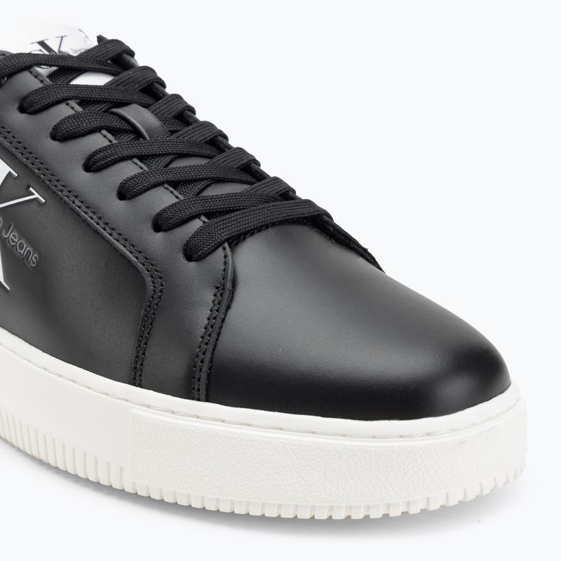 Кросівки чоловічі Calvin Klein YM0YM00681 Chunky Cupsole Monologo Lth triple black/bright white 7