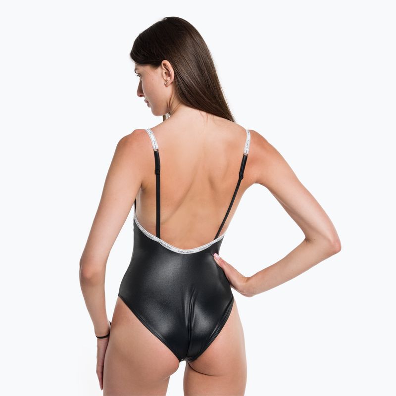 Купальник суцільний жіночий Calvin Klein Scoop One Piece black 6