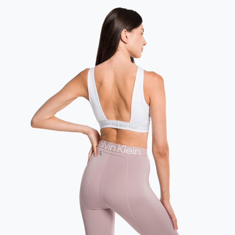 Бюстгальтер спортивний Calvin Klein Medium Support YAF bright white 3