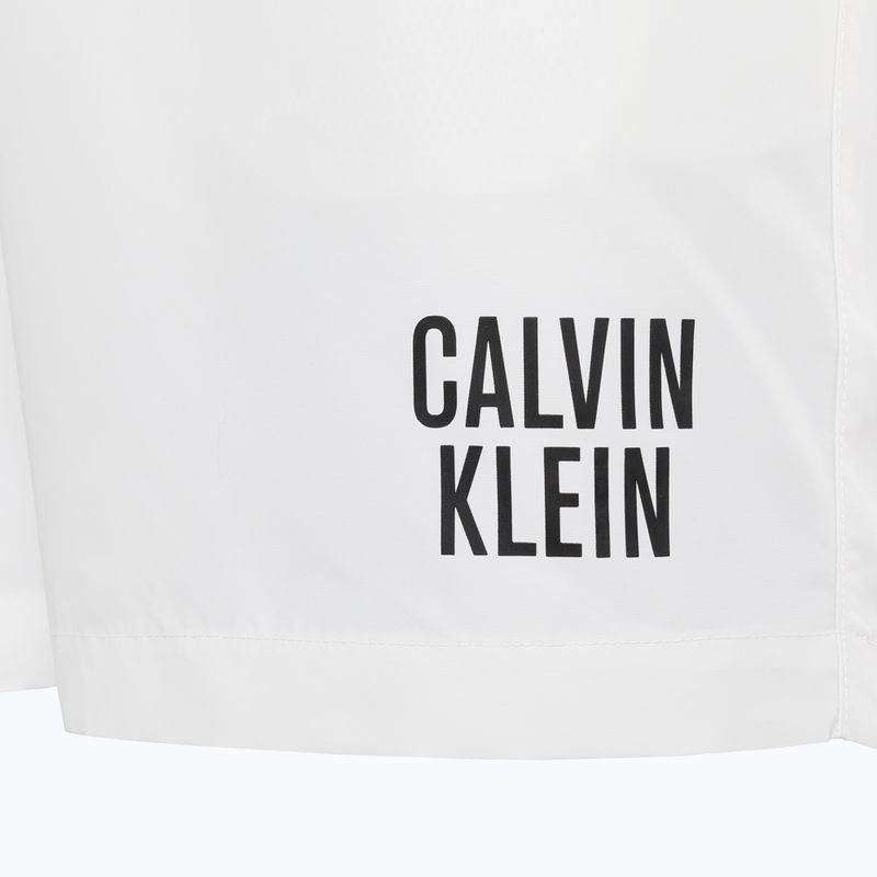 Шорти для плавання чоловічі Calvin Klein Medium Double Waistband white 3