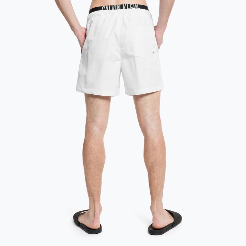 Шорти для плавання чоловічі Calvin Klein Medium Double Waistband white 7