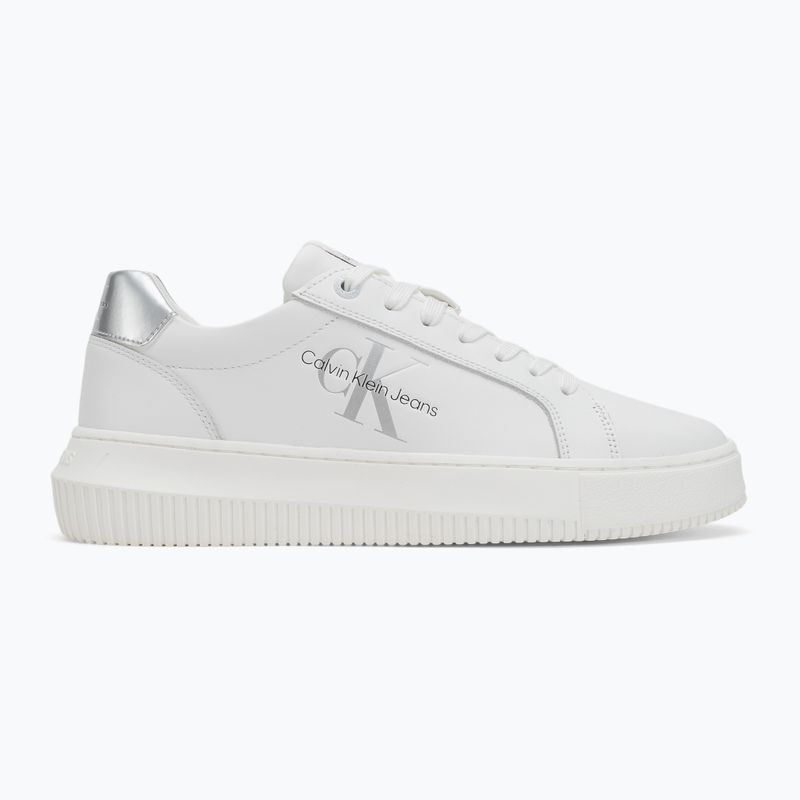 Кросівки жіночі Calvin Klein YW0YW01224 Cupsole Mono Lth Wn white/silver 2