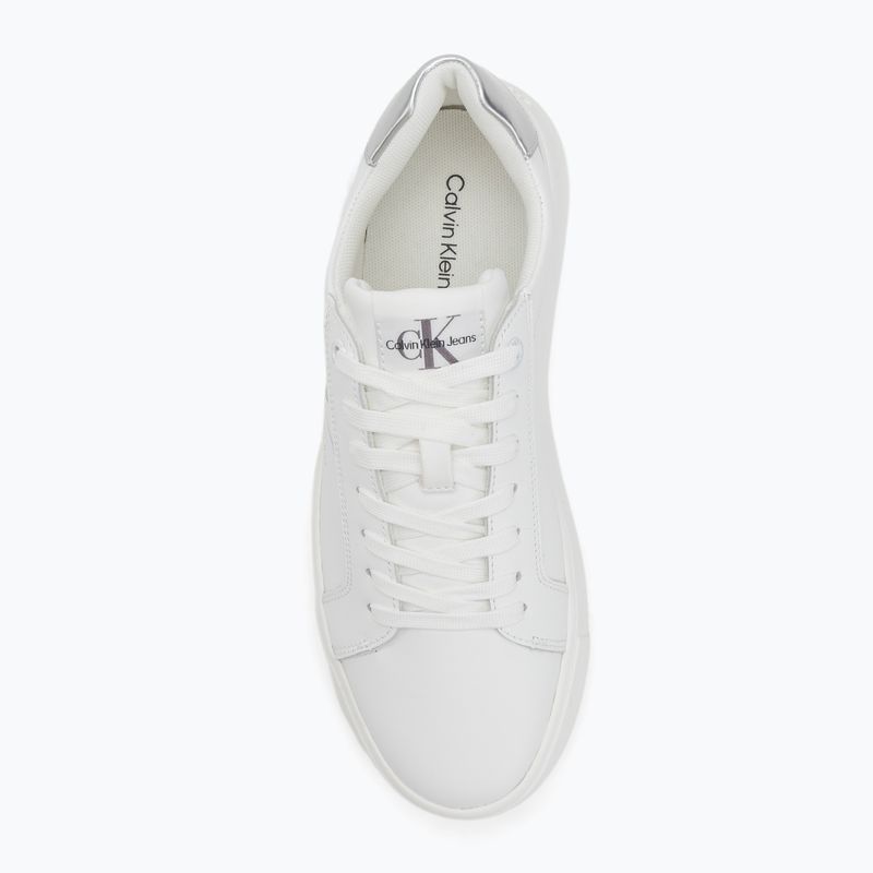 Кросівки жіночі Calvin Klein YW0YW01224 Cupsole Mono Lth Wn white/silver 5