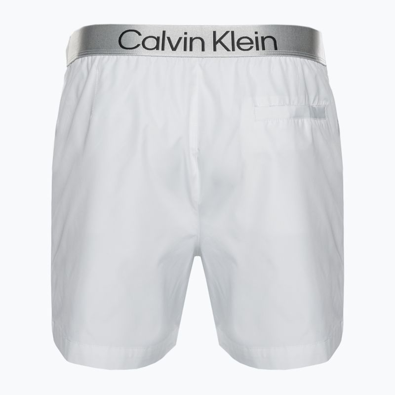 Шорти для плавання чоловічі Calvin Klein Medium Drawstring white 2