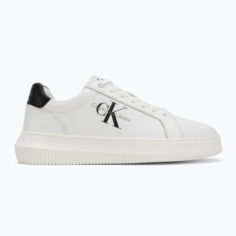 Кросівки чоловічі Calvin Klein YM0YM00681 Chunky Cupsole Monologo Lth triple bright white/black 2