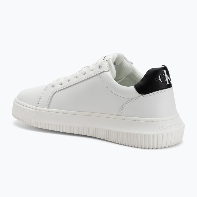 Кросівки чоловічі Calvin Klein YM0YM00681 Chunky Cupsole Monologo Lth triple bright white/black 3