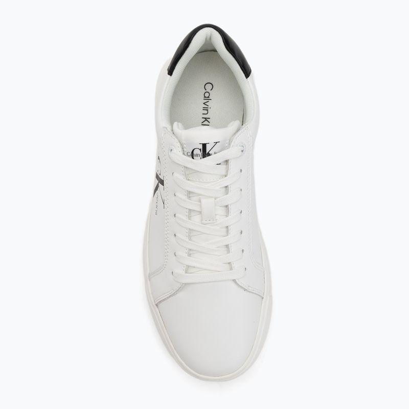Кросівки чоловічі Calvin Klein YM0YM00681 Chunky Cupsole Monologo Lth triple bright white/black 5
