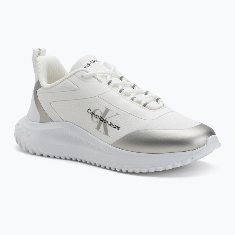Кросівки жіночі Calvin Klein Eva Runner Low Lace Mix мл Wn bright white/silver